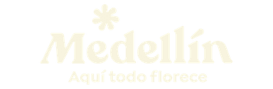 Logo de Medellín Aquí todo florece